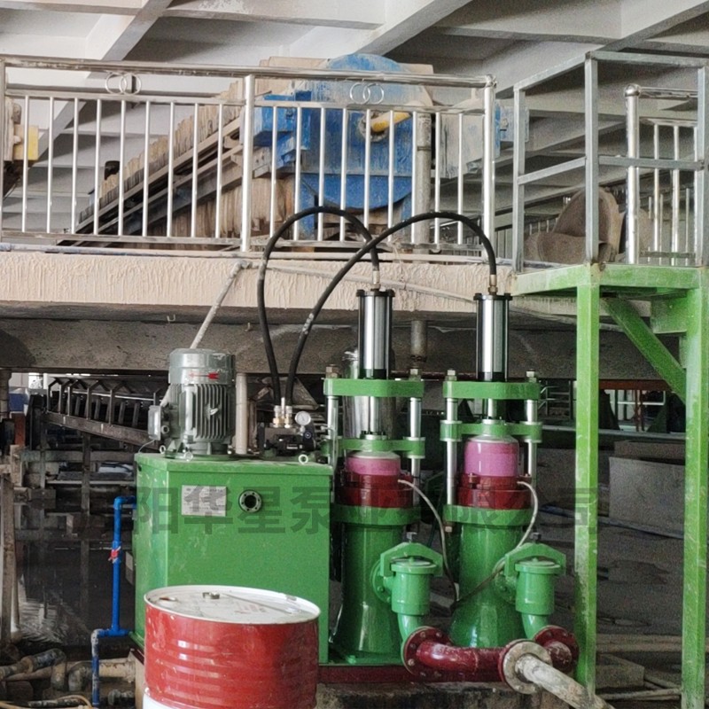 壓濾機節(jié)能進料泵，液壓陶瓷柱塞泥漿泵